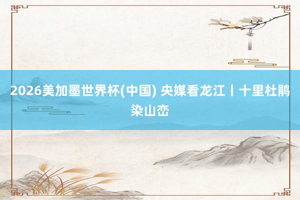 2026美加墨世界杯(中國) 央媒看龍江丨十里杜鵑染山巒